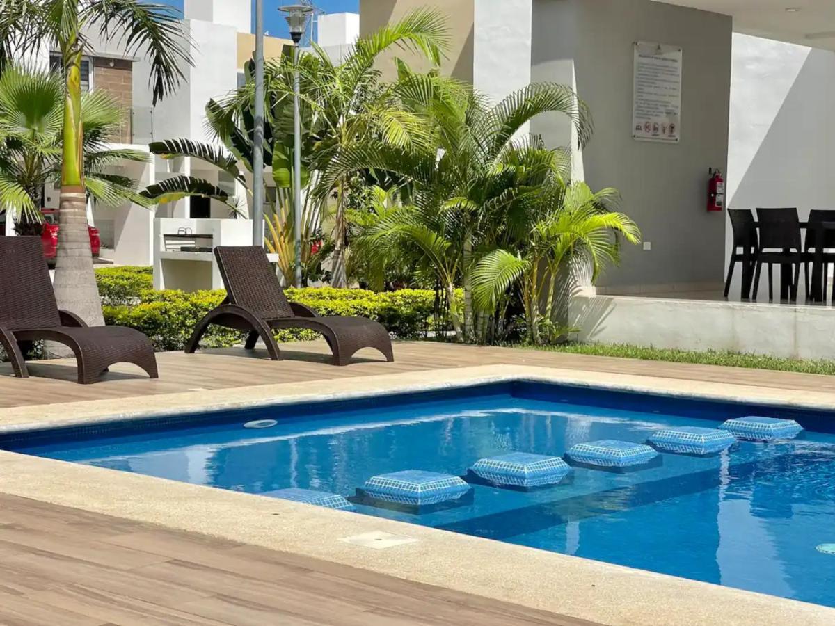Вілла Casa Familiar Cerca De La Playa Con Terraza Privada Канкун Екстер'єр фото