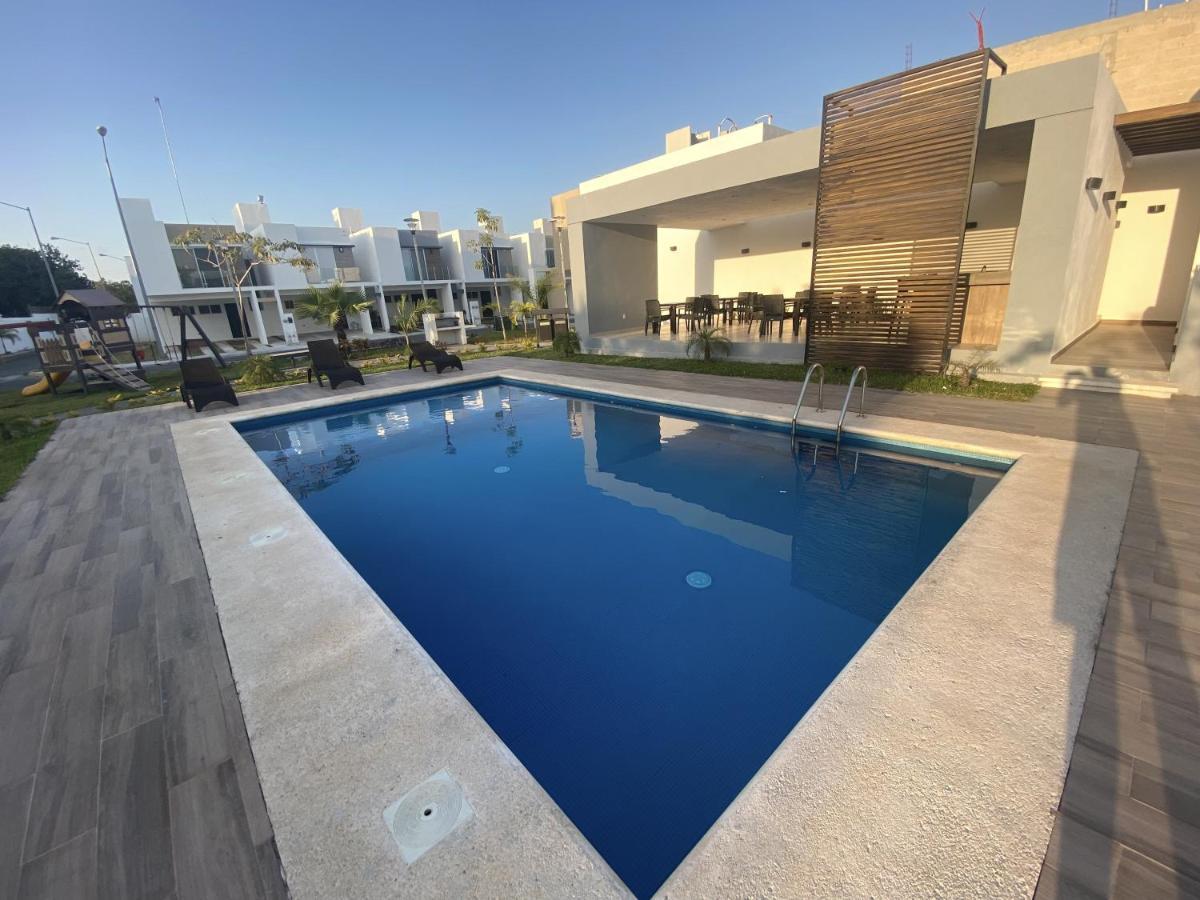 Вілла Casa Familiar Cerca De La Playa Con Terraza Privada Канкун Екстер'єр фото